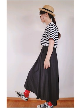 yoshiさん（レディース・158cm）の夏コーディネート