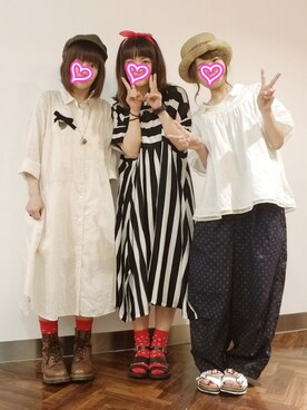 yoshiさん（レディース・158cm）の夏コーディネート