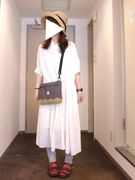 yoshiさん（レディース・158cm）の夏コーディネート