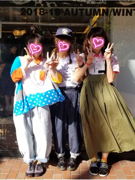 「ウエストイン」｜「アイテム（その他）」を使った、yoshiさん（レディース・158cm）の夏コーディネート