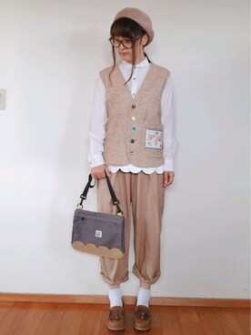 yoshiさん（レディース・158cm）の秋コーディネート