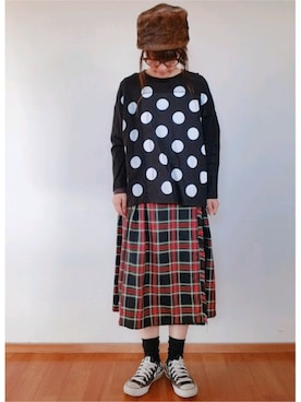 yoshiさん（レディース・158cm）の冬コーディネート