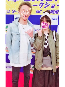 「FRAPBOIS」｜「アイテム（ミリタリージャケット）」を使った、yoshiさん（レディース・158cm）の春コーディネート
