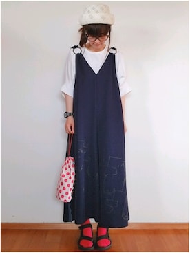 「FRAPBOIS」｜「アイテム（アナログ腕時計）」を使った、yoshiさん（レディース・158cm）の春コーディネート
