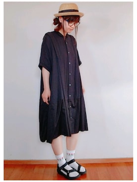 yoshiさん（レディース・158cm）の夏コーディネート