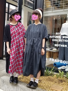 「FRAPBOIS」｜「アイテム（アナログ腕時計）」を使った、yoshiさん（レディース・158cm）の夏コーディネート