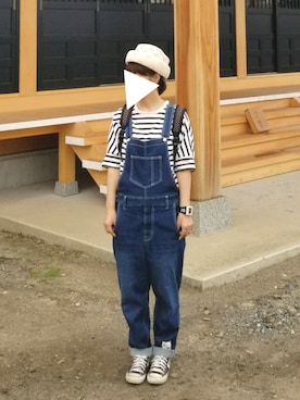 「FRAPBOIS」｜「アイテム（アナログ腕時計）」を使った、yoshiさん（レディース・158cm）の夏コーディネート