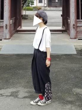 「FRAPBOIS」｜「アイテム（アナログ腕時計）」を使った、yoshiさん（レディース・158cm）の夏コーディネート