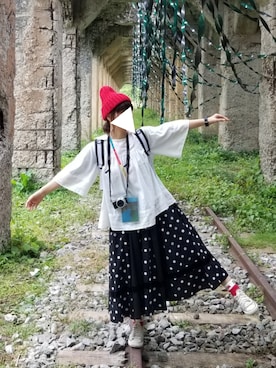 「FRAPBOIS」｜「アイテム（アナログ腕時計）」を使った、yoshiさん（レディース・158cm）の秋コーディネート