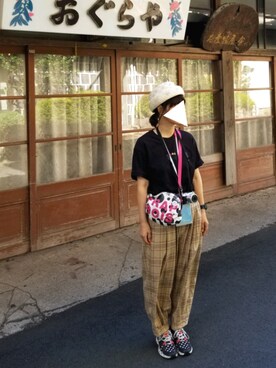 「FRAPBOIS」｜「アイテム（アナログ腕時計）」を使った、yoshiさん（レディース・158cm）の秋コーディネート