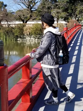 「FRAPBOIS（フラボア）のアイテム（テーラードジャケット）」を使った、yoshiさん（レディース・158cm）の春コーディネート