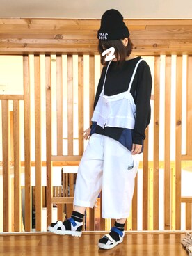 「FRAPBOIS」｜「アイテム（その他トップス）」を使った、yoshiさん（レディース・158cm）の春コーディネート
