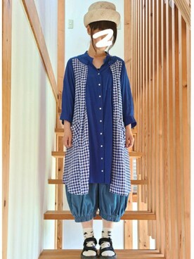 yoshiさん（レディース・158cm）の夏コーディネート