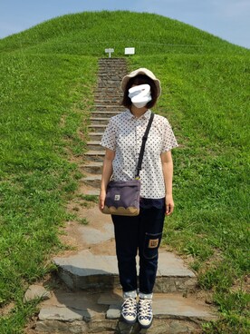 yoshiさん（レディース・158cm）の夏コーディネート