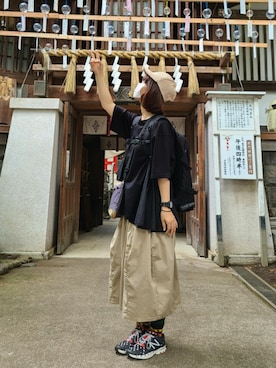 「FRAPBOIS」｜「アイテム（アナログ腕時計）」を使った、yoshiさん（レディース・158cm）の秋コーディネート