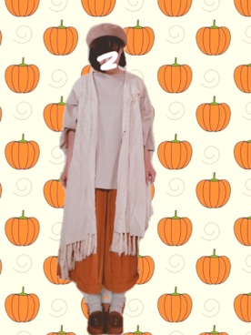 「ハロウィン」｜「アイテム（その他シューズ）」を使った、yoshiさん（レディース・158cm）の秋コーディネート