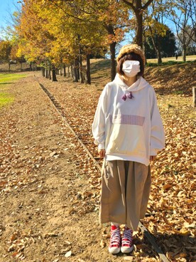 「SHEL'TTER ORIGINAL（シェルターオリジナル）のアイテム」を使った、yoshiさん（レディース・158cm）の冬コーディネート