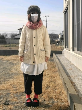 yoshiさん（レディース・158cm）の冬コーディネート