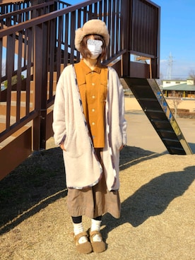 yoshiさん（レディース・158cm）の冬コーディネート