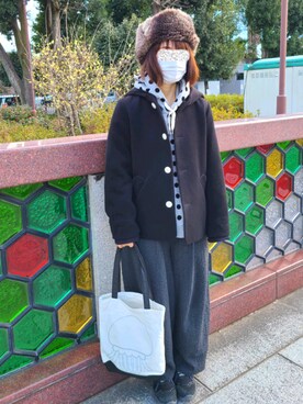 yoshiさん（レディース・158cm）の冬コーディネート