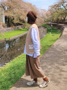 yoshiさん（レディース・158cm）の春コーディネート