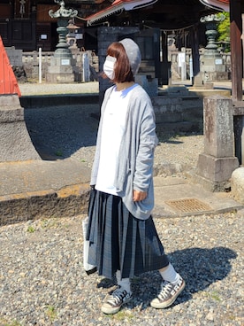 「JINS（ジンズ）のアイテム（その他）」を使った、yoshiさん（レディース・158cm）の春コーディネート