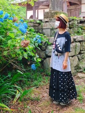 yoshiさん（レディース・158cm）の夏コーディネート