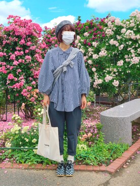 yoshiさん（レディース・158cm）の夏コーディネート