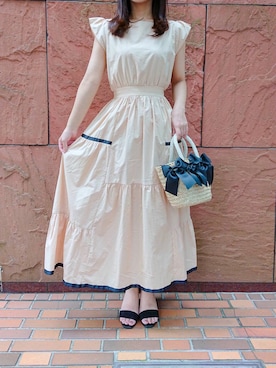 「tocco closet（トッコ　クローゼット）のアイテム」を使った、toccocloset_STAFFさん（レディース・155cm）の夏コーディネート