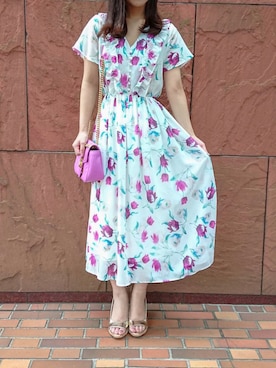 「tocco closet（トッコ　クローゼット）のアイテム」を使った、toccocloset_STAFFさん（レディース・155cm）の夏コーディネート
