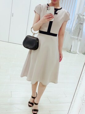 「tocco closet（トッコ　クローゼット）のアイテム（ワンピース/ドレス）」を使った、toccocloset_STAFFさん（レディース・161cm）の春コーディネート