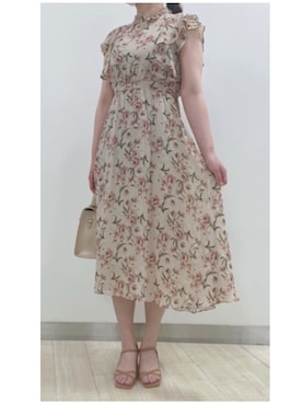 「tocco closet（トッコ　クローゼット）のアイテム（ワンピース/ドレス）」を使った、toccocloset_STAFFさん（レディース・161cm）の夏コーディネート