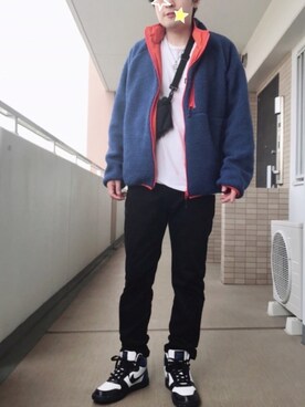 「アイテム（ブルゾン）」を使った、アキヒロさん（メンズ・169cm・30代）の秋コーディネート