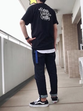 「エクストララージ」｜「アイテム（その他）」を使った、アキヒロさん（メンズ・169cm）の夏コーディネート