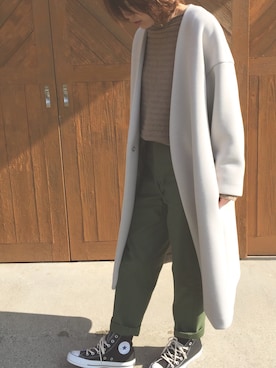 u.さん（レディース・158cm）の冬コーディネート