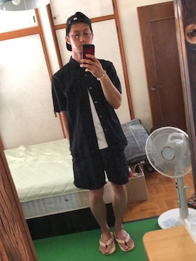 「EDIFICE（エディフィス）のアイテム（キャップ）」を使った、Keigoさん（メンズ・167cm）の夏コーディネート