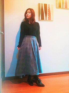 suさん（レディース・153cm）の秋コーディネート