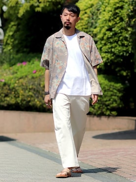 「reyn spooner（レインスプーナー）のアイテム」を使った、hirataさん（メンズ・181cm）の春コーディネート