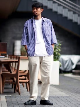 hirataさん（メンズ・180cm）の夏コーディネート