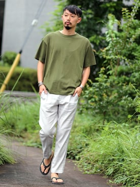 hirataさん（メンズ・180cm）の夏コーディネート