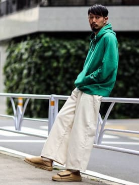 「EDWIN（エドウィン）のアイテム」を使った、hirataさん（メンズ・180cm）の夏コーディネート