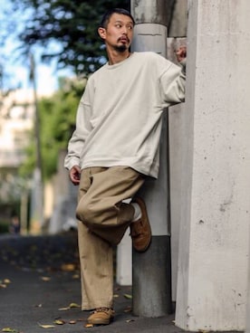 「トーンオントーン」｜hirataさん（メンズ・180cm）の秋コーディネート