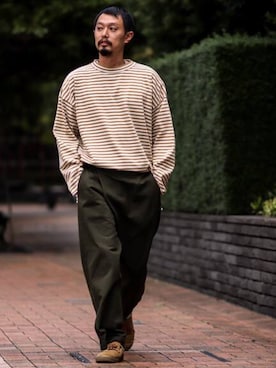 「PICCADILLY（ピカデリー）のアイテム」を使った、hirataさん（メンズ・180cm）の秋コーディネート