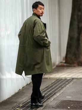 「JOURNAL STANDARD relume（ジャーナルスタンダード　レリューム）のアイテム（ミリタリージャケット）」を使った、hirataさん（メンズ・180cm）の秋コーディネート