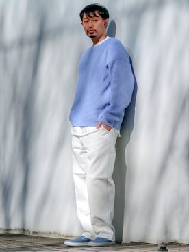 「SMITH'S（スミス）のアイテム（パンツ）」を使った、hirataさん（メンズ・180cm）の冬コーディネート