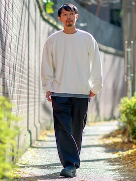 「relume」｜hirataさん（メンズ・180cm）の冬コーディネート