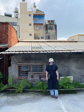 「Pilgrim（ピルグリム）のアイテム」を使った、ayaさん（レディース・158cm）の夏コーディネート