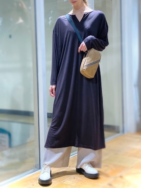 「TAKA-Q（タカキュー）のアイテム（バッグ）」を使った、m.tさん（レディース・163cm）の春コーディネート