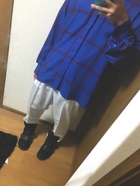 「PARADOX（パラドックス）のアイテム（トップス）」を使った、Yさん（メンズ・170cm）の秋コーディネート