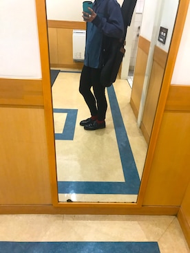 「N.HOOLYWOOD」｜「アイテム（ローファー）」を使った、Yさん（メンズ・170cm）の秋コーディネート